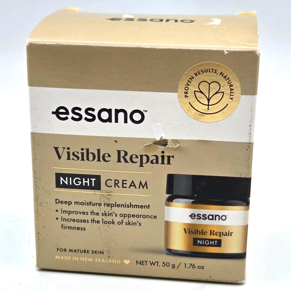Essano Visible Repair Night Cream 1.76oz Moisturizer for Mature Skin NEW in BOX